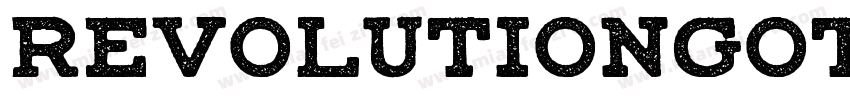 REVOLUTIONGOTHIC BOL字体转换
